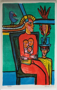 Ulrica Hydman "Mother" Litografi 59x50 cm