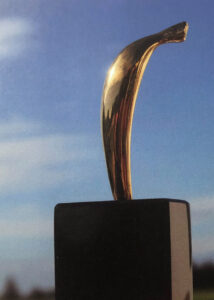 Anni Kristine "Go bananas" Förgylld brons 16 cm hög