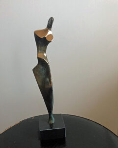 Stan Wys "Modellen" Bronsskulptur 30 cm