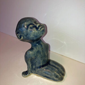 Jarlform "Väntan" Stengods 13x6x9 cm