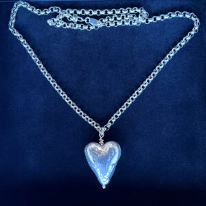 Cecilia Lindh Larsson "Halsband med silverhjärta"