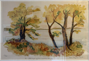 Astri Bergman Taube "Fru vinter är på fjället, september heter jag"