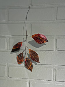 Charlotte Melander "Kvist i koppar" Smide, 35x20 cm