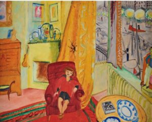 Sigrid Hjertén – Barn i stol