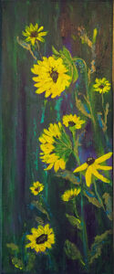 Samira Stenered "Sommarnatt" akryl, 50x20 cm